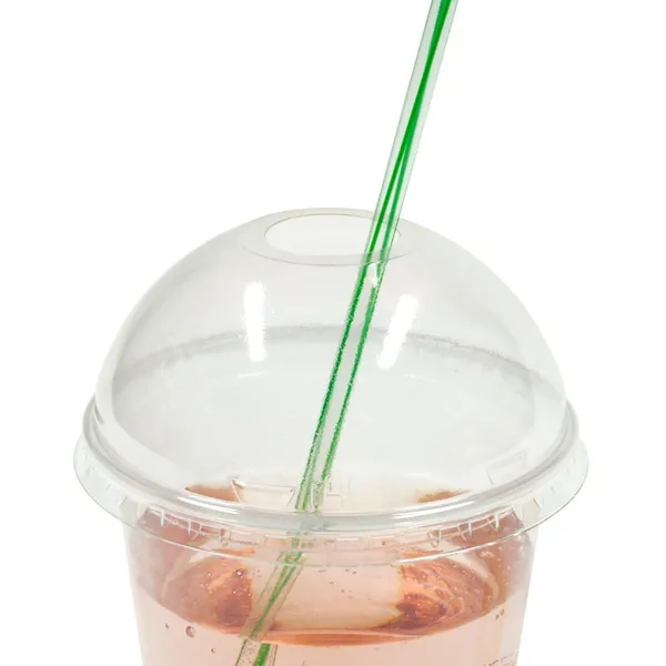 Läbipaistev ümar kaas 300ml ja 400ml joogitopsile PET diameetriga 95mm, pakis 50tk