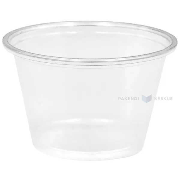 Прозрачный стаканчик для дегустации 100мл диаметром 74мм, в упаковке 50шт