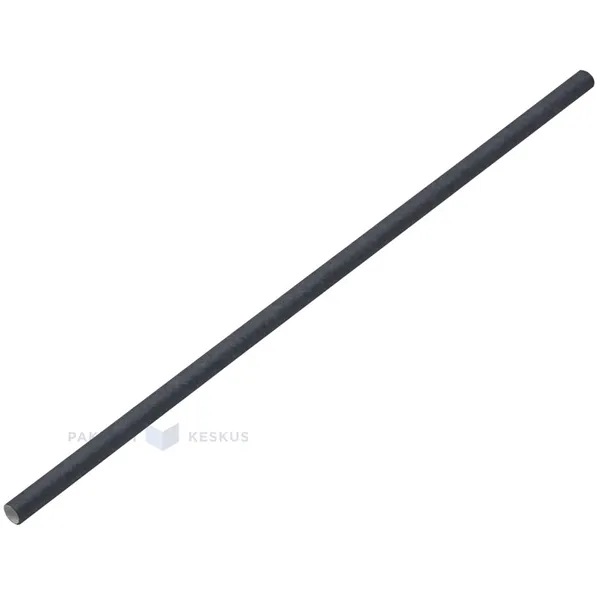 Paberist must joogikõrs 0,66x20cm lõõtsata, pakis 250tk