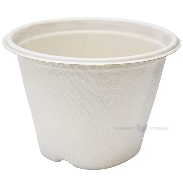 Toidukauss 100% biolagunev/komposteeritav diam. 13cm 500ml, pakis 100tk