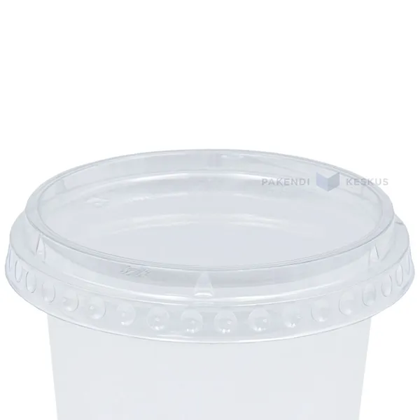 Läbipaistev PET kaas toidutopsile diam. 95m, pakis 50tk