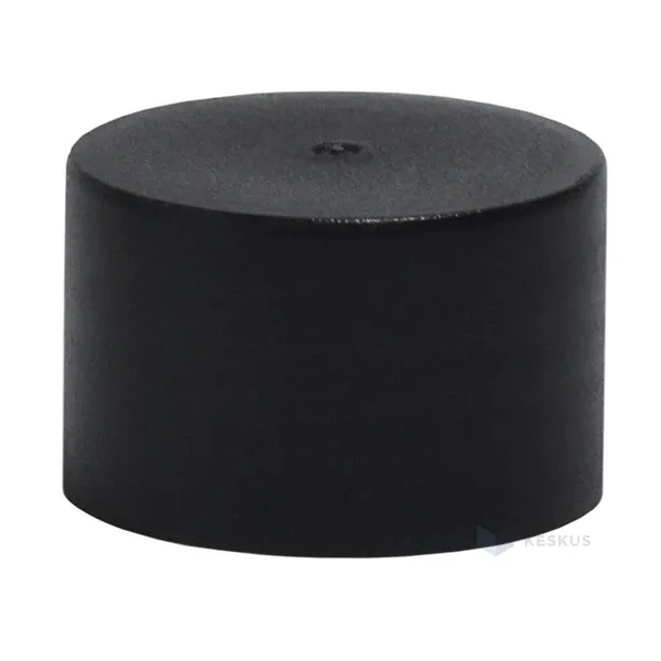 Matte black cork for plastic bottle diameter 24mm