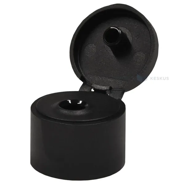 Must avatav kork plastikust pudelile diam 24mm
