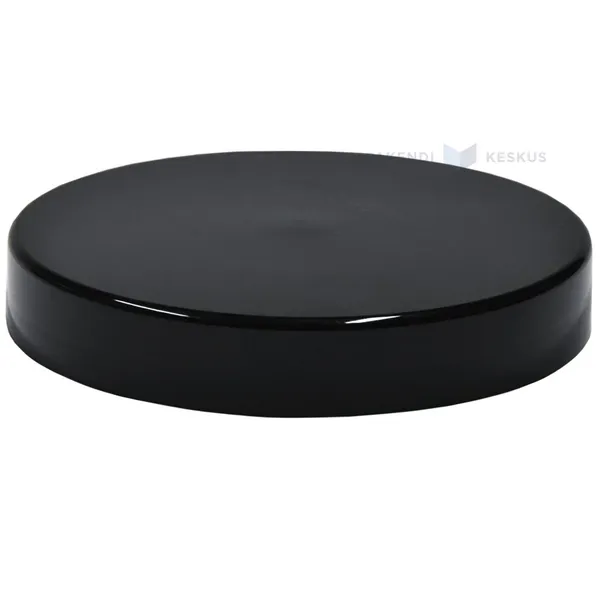 Must kaas plastikust purgile diameetriga 70mm