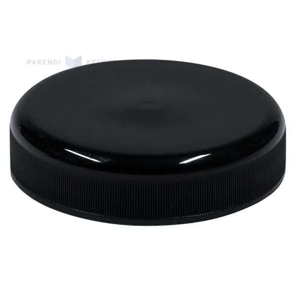 Must kaas plastikust purgile diameetriga 63mm