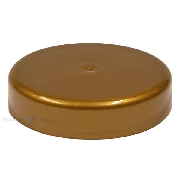 Golden lid for plastic jar diameter 83mm