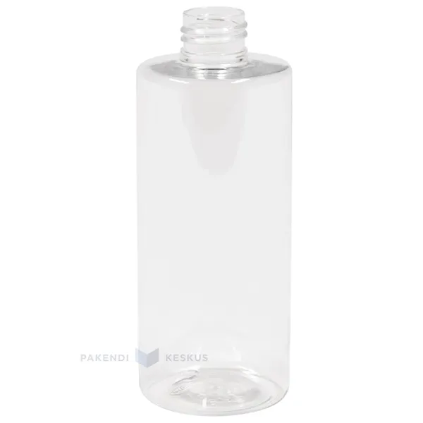 Plastikust pudel "Cylindrical" PET 250ml diameetriga 24mm