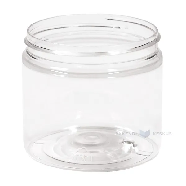 Plastikust purk "Cylindrical" PET 200ml diameetriga 70mm