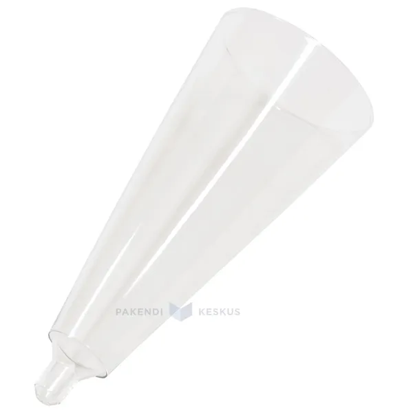 Ülaosa korduvkasutatavast plastikust šampusepokaalile 160ml PS 50x masinpestav, pakis 20tk