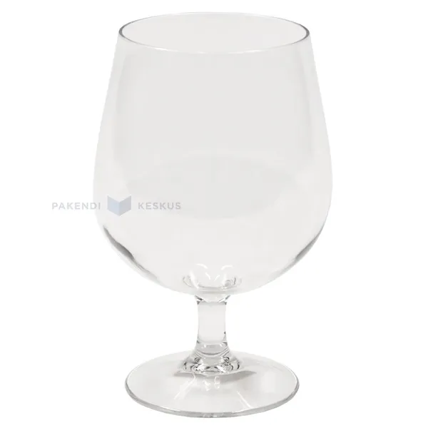 Korduvkasutatav plastikust õllepokaal jalaga 520ml TT 350x masinpestav