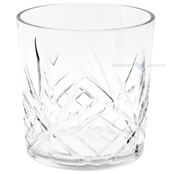 Korduvkasutatav plastikust joogiklaas Crystal 325ml SAN 500x masinpestav