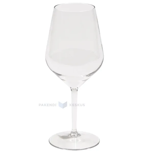 Korduvkasutatav plastikust veinipokaal jalaga 470ml TT 350x masinpestav