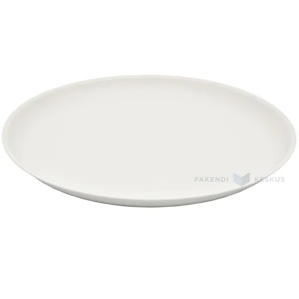Korduvkasutatav hall plastikust taldrik 27,4cm PP 125x masinpesu