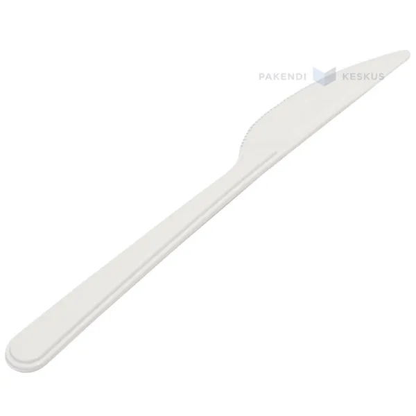 Korduvkasutatav plastikust nuga 18cm 125x masinpestav, pakis 100tk