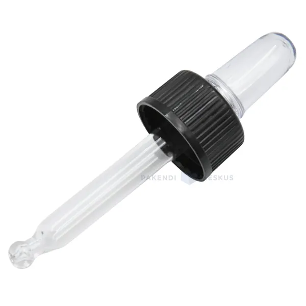 Must pipett kork 10ml klaaspudelile diameetriga 18mm