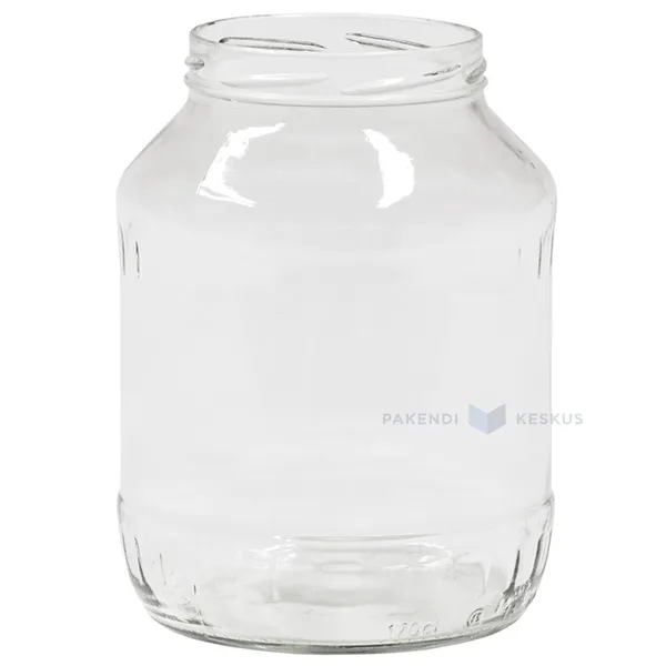 Klaaspurk ilma kaaneta 1700ml diameetriga 89mm