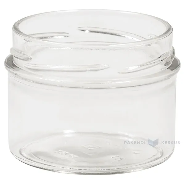 Klaaspurk ilma kaaneta Innovation 262ml diameetriga 82mm