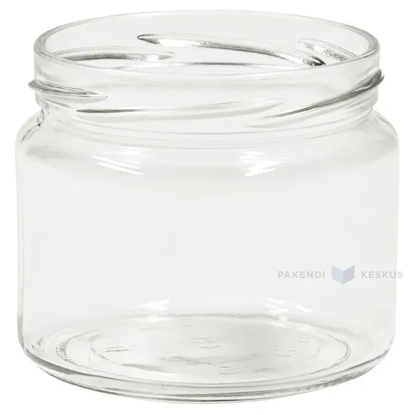Klaaspurk ilma kaaneta 330ml diameetriga 82mm