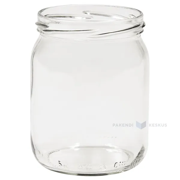 Klaaspurk ilma kaaneta 540ml diameetriga 82mm