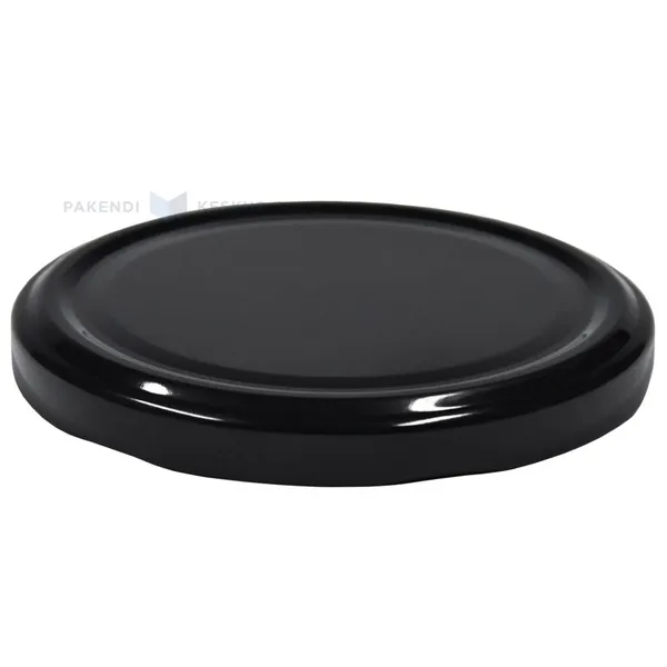 Must kaas klaaspurgile diameetriga 82mm kõrgusega 8mm