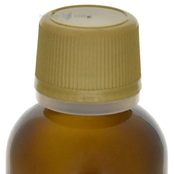 Golden safety cork for glass bottle with diameter 18mm
