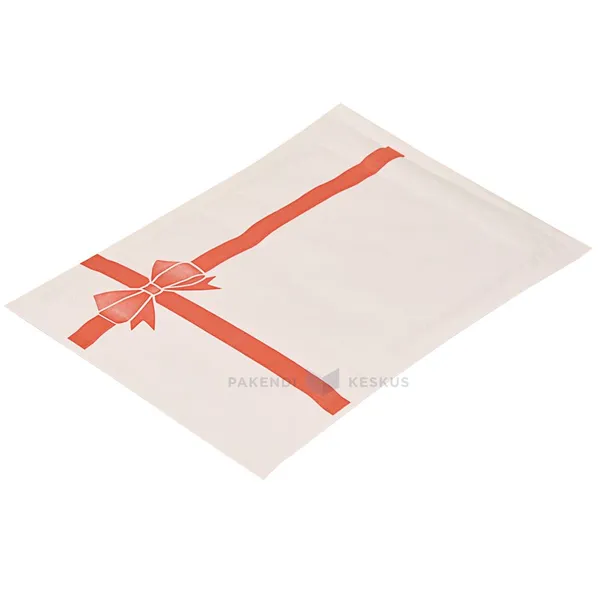 Bubble envelope with a bow 18x26,5cm A5 nr. 14