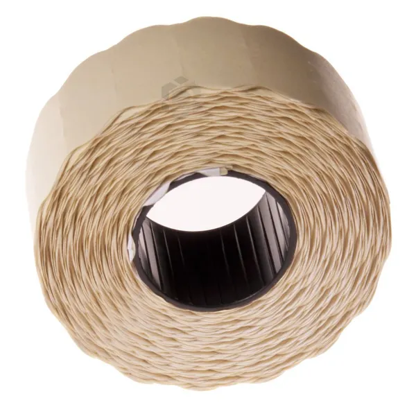 White removable label for price gun 26x12mm, 1400pcs/roll