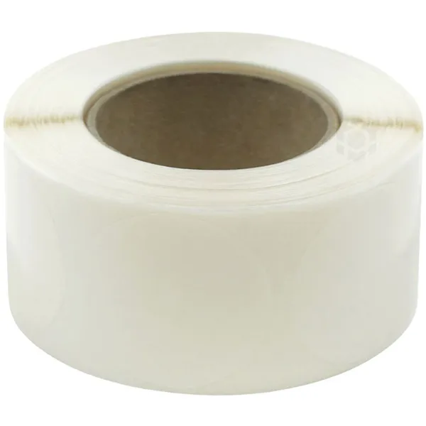 Transparent label diameter 33mm, 500pcs/roll