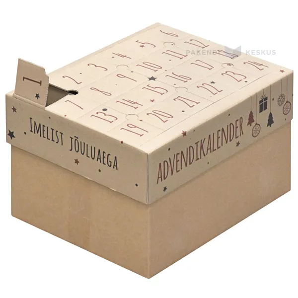 Advendikalender 24-le 330ml pudelile 380x302x237mm