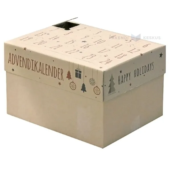 Advendikalender 24-le 330ml pudelile 380x302x237mm