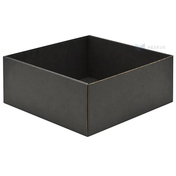 Black bottom for corrugated carton box 190x190x80mm