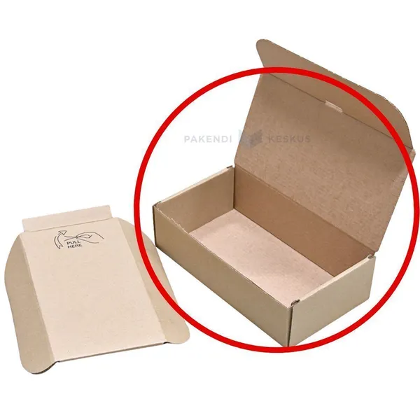 Corrugated cardboard box for mobile without insert 192x105x56mm