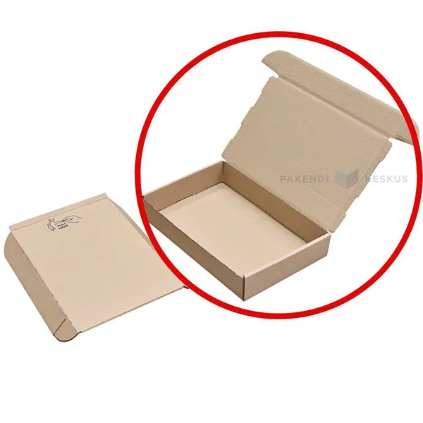 Corrugated cardboard box for laptop without insert 492x290x70mm