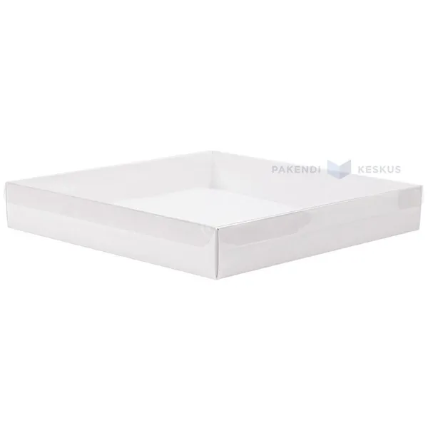 Laatikko 300x300x50mm ruskea/valkoinen