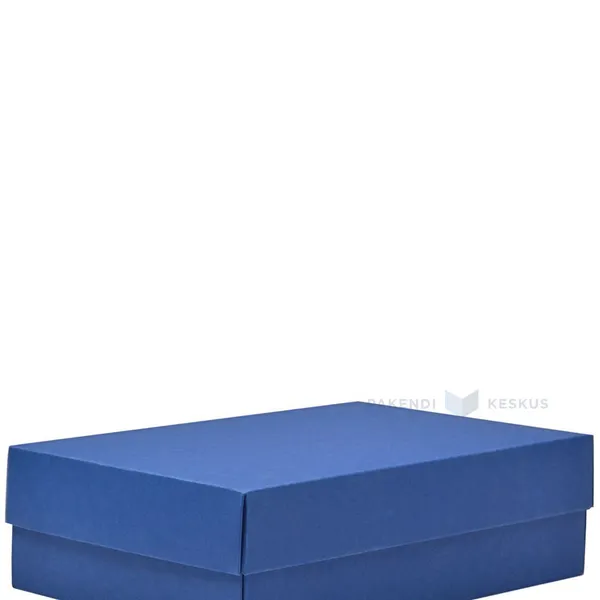 Tumesinine kaas kartongkarbile 266x172x78mm L