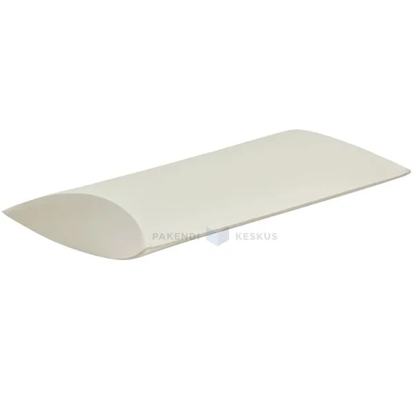Šampanja valge ovaalne karp kartongist 160x110x30mm S