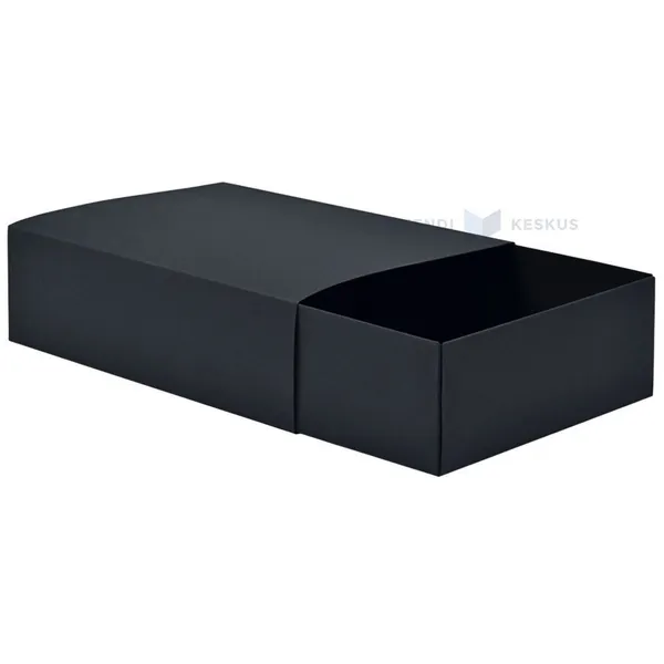 Laatikko  musta liukuva sisäosa 110x80x25mm