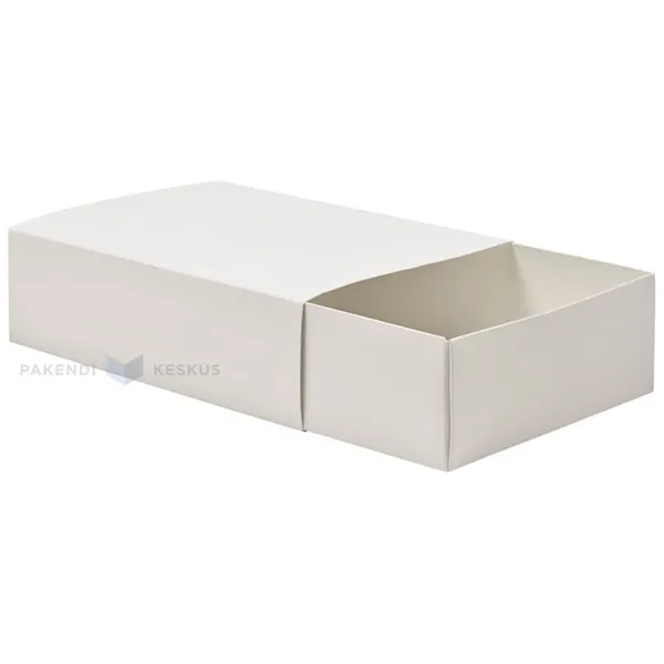 Laatikko valkoinen liukuva sisäosa 110x80x25mm