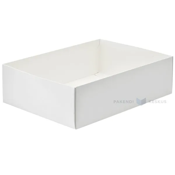 Valge PÕHI vutlar kinkekarbile 220x160x65mm