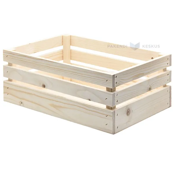 Puidust kinkekarp vineerist põhjaga 380x255x157mm