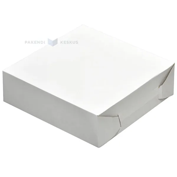 Kansi kakkurasiaan, aaltopahvia, 32x32+10cm, 2kg, valko-ruskea, 25kpl/pkt (UPTL320320PV)
