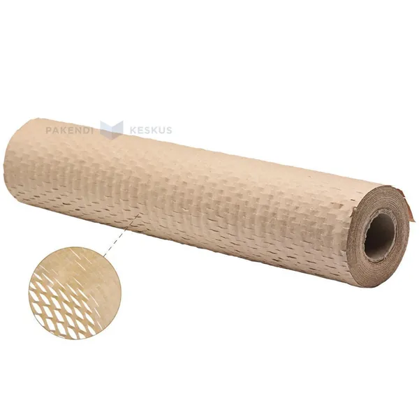 Pruun kärgpaber 40cm lai 70g/m2, rullis 25m