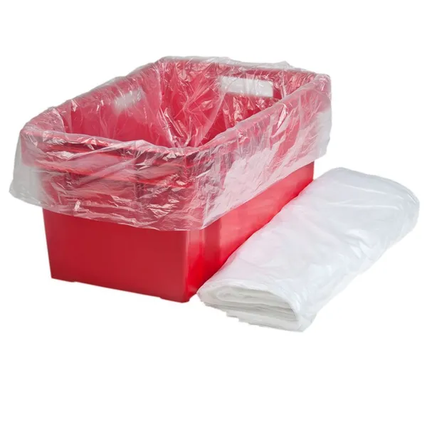 Läbipaistev kilekott toiduainekastile 60+(2x20)x75cm, pakis 100tk