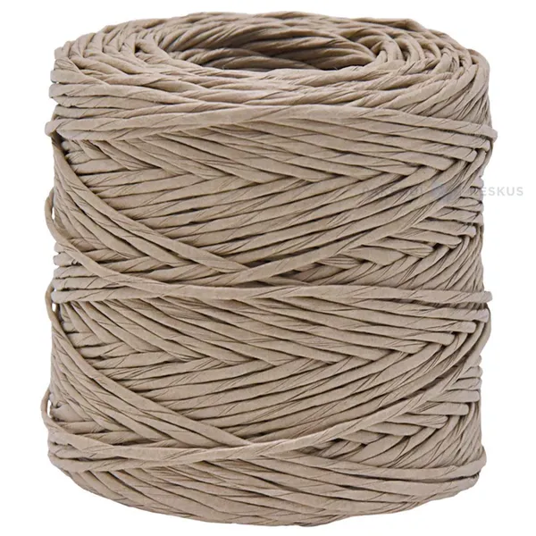 Pruun paberist nöör 1mm, rullis ca 100m
