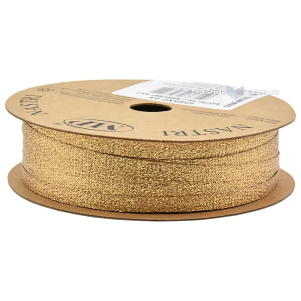 Lahjanauha, lurex, 6 mm, kulta, 25 m rulla