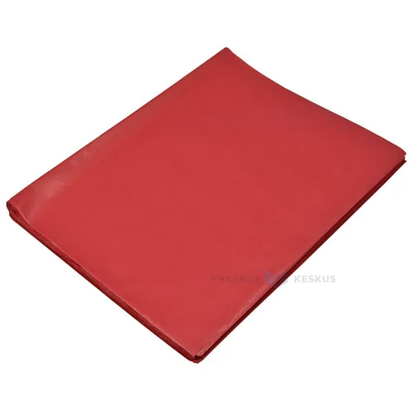 Red silk paper 50x75cm 14g/m2, 24pcs/pack