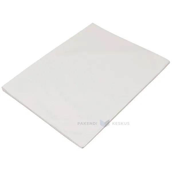 Valge siidipaber 50x75cm 14g/m2, pakis 24tk