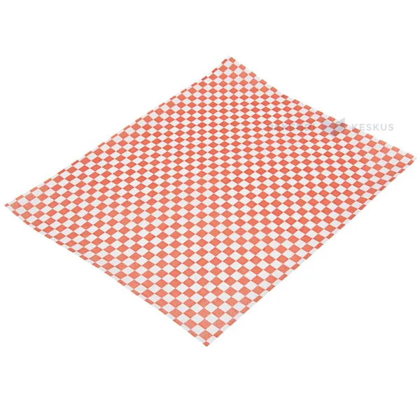 Crease and moisture proof paper with red-white squares print for wrap 32x38cm, 500pcs/pack