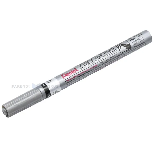 Ümara otsaga hõbedane marker Pentel MSP10X 1,0mm