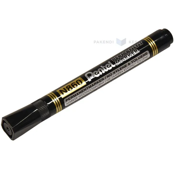 Lõigatud otsaga must marker Pentel N860 1,8/4,5mm